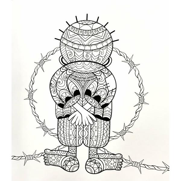 Identity Palestine Coloring Book