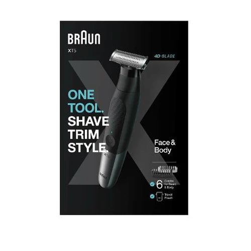Braun XT5200 quick and convenient shaver 4 cutting elements 2 side trimmers
