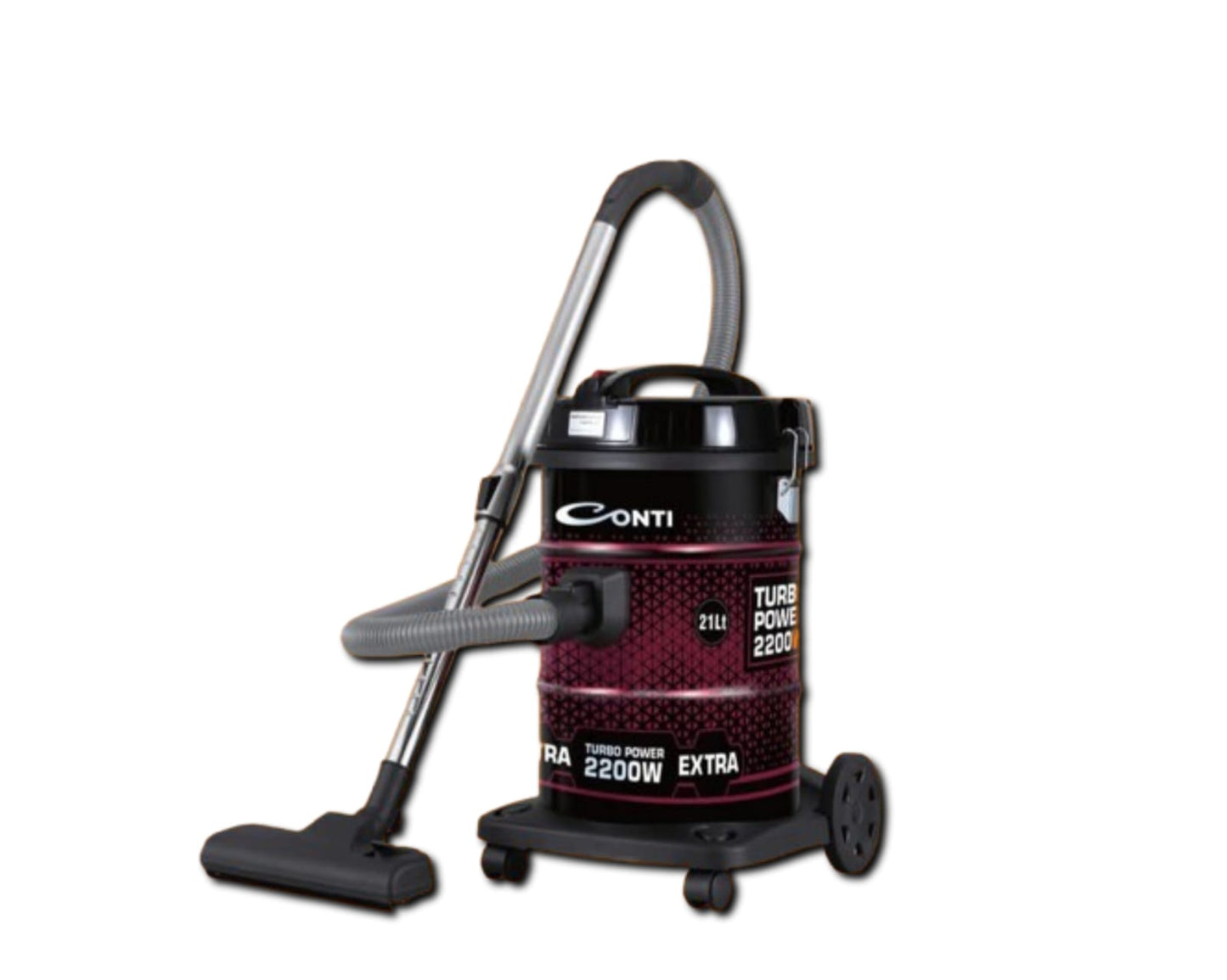 Conti Vacuum Cleaner 2200W – 21L Metal Drum, Air Blowing Function (VCD-2201-R)