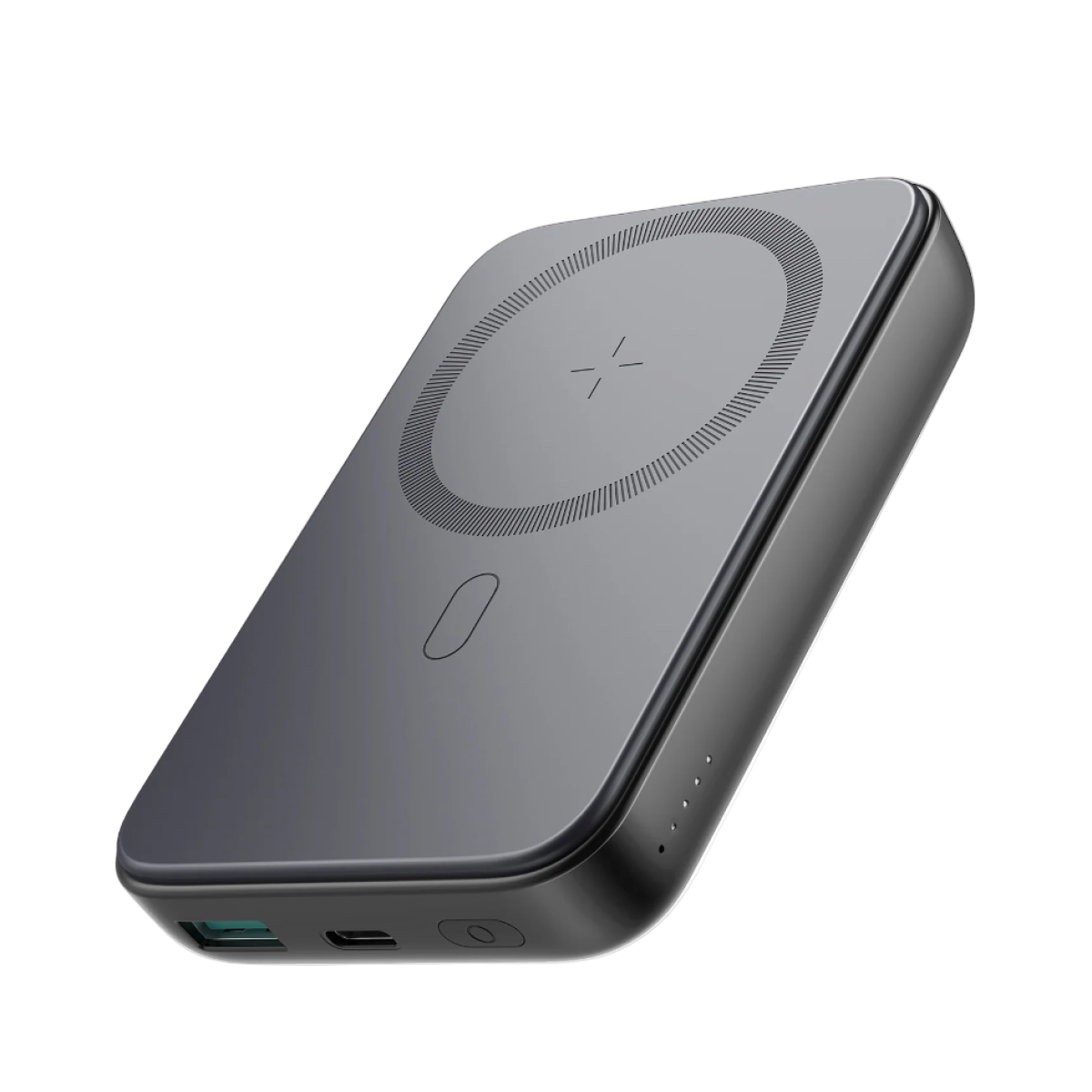 Joyroom JR-W020 20W Mini Magnetic Wireless Power Bank 10000mAh Multi Security Protection (With USB to Type-C 0.25m Cable) - Black