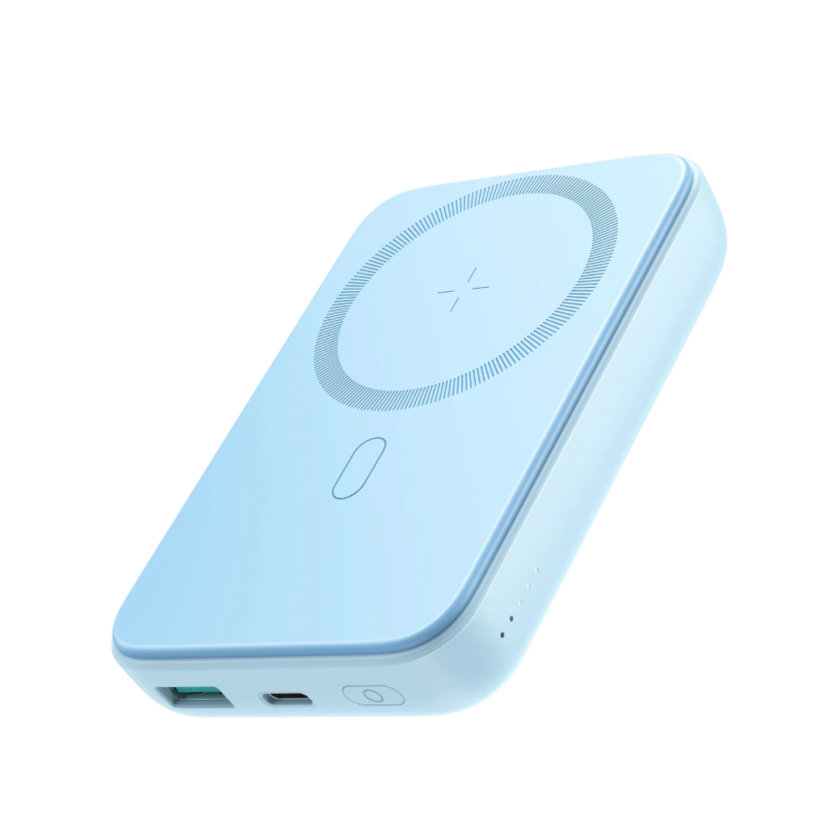 Joyroom JR-W020 20W Mini Magnetic Wireless Power Bank 10000mAh Multi Security Protection (With USB to Type-C 0.25m Cable) - Blue