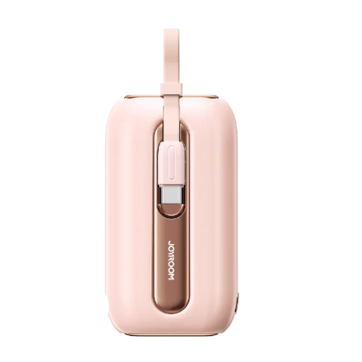 Joyroom JR-L012/013 Colorful Series mini Power Bank with Dual Cables 10000mAh 18 Month Warranty (Rose Pink)