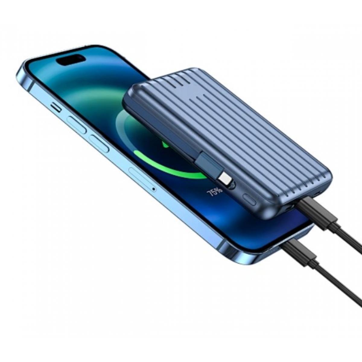 WiWU Truck series 10000mAh Strong Magnetic Wireless Power Bank Portable Wilreless Fast Charging for iPhone