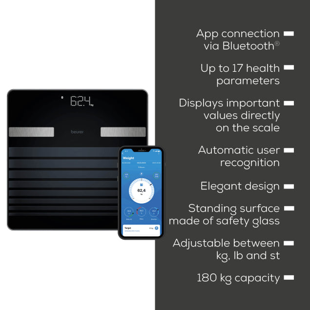 Beurer BF 451 Limited Edition Diagnostic Bathroom Scale with Bluetooth