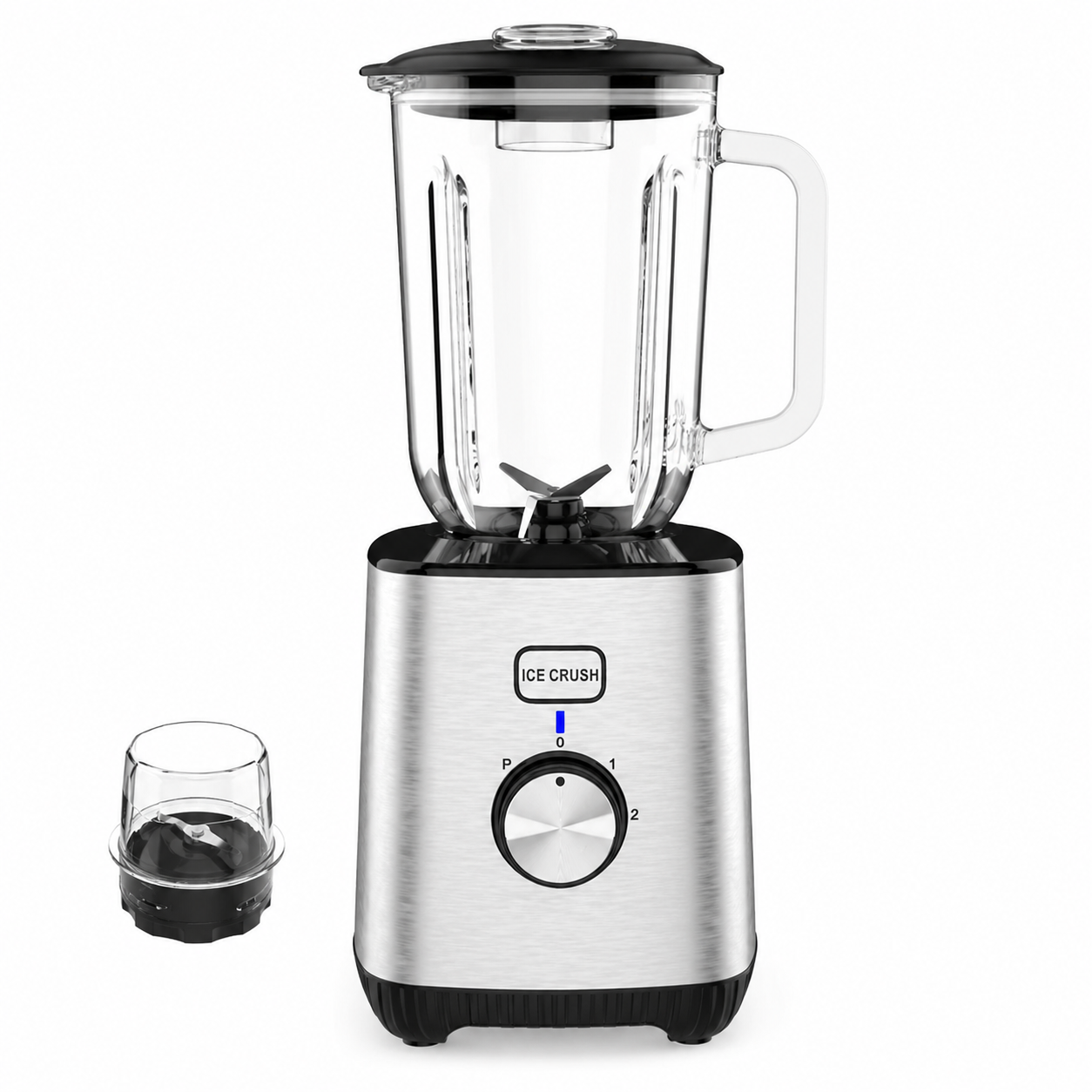 TEKMAZ Blender with Grinder – (1800W, 1.5L, Stainless Steel)