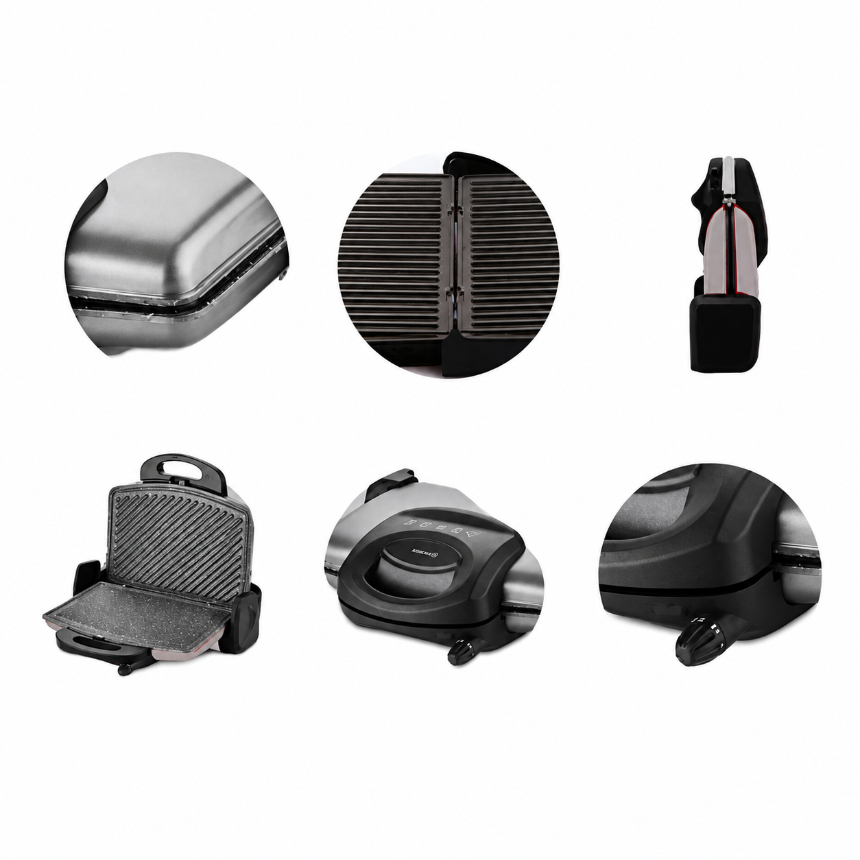 Goldmaster Electric Grill 1750W - Grey - GM-7449
