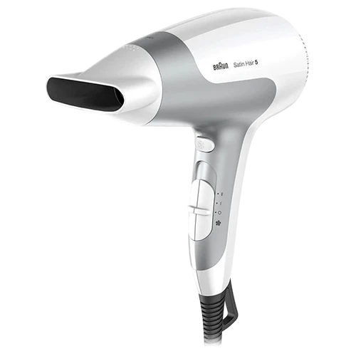 Braun Satin Hair 5 HD585 Power Perfection dryer 2500 Watts - White / Grey