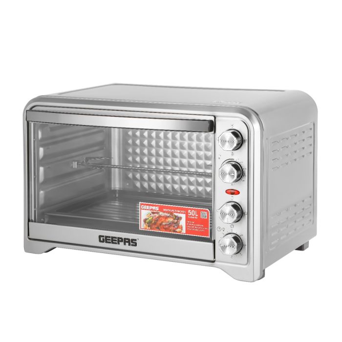 Geepas GO34012 50L Electric Oven with Rotisserie & Convection – 2000W