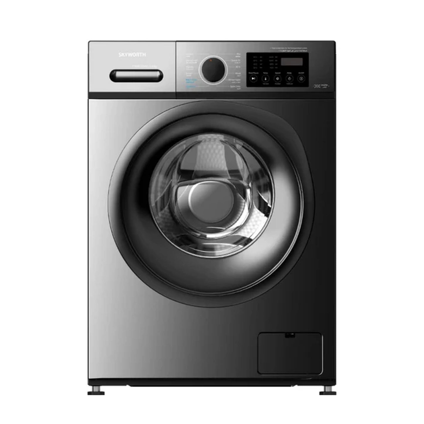 Skyworth Washing Machine 1200 RPM 8 kg 12 Programs Gray A+++