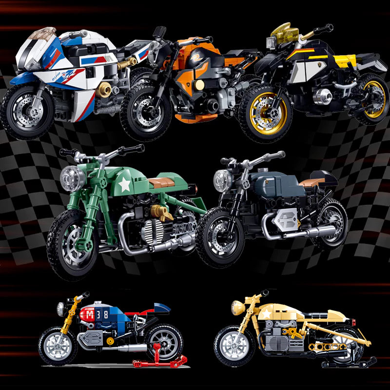 ModelBricks- R1250 MS Motorcycle 1/12 (200PCS)