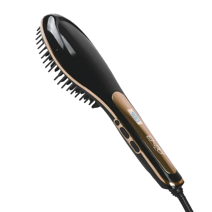 Enzo Hair Straightener Brush “980 Fahrenheit” (EN-4108)