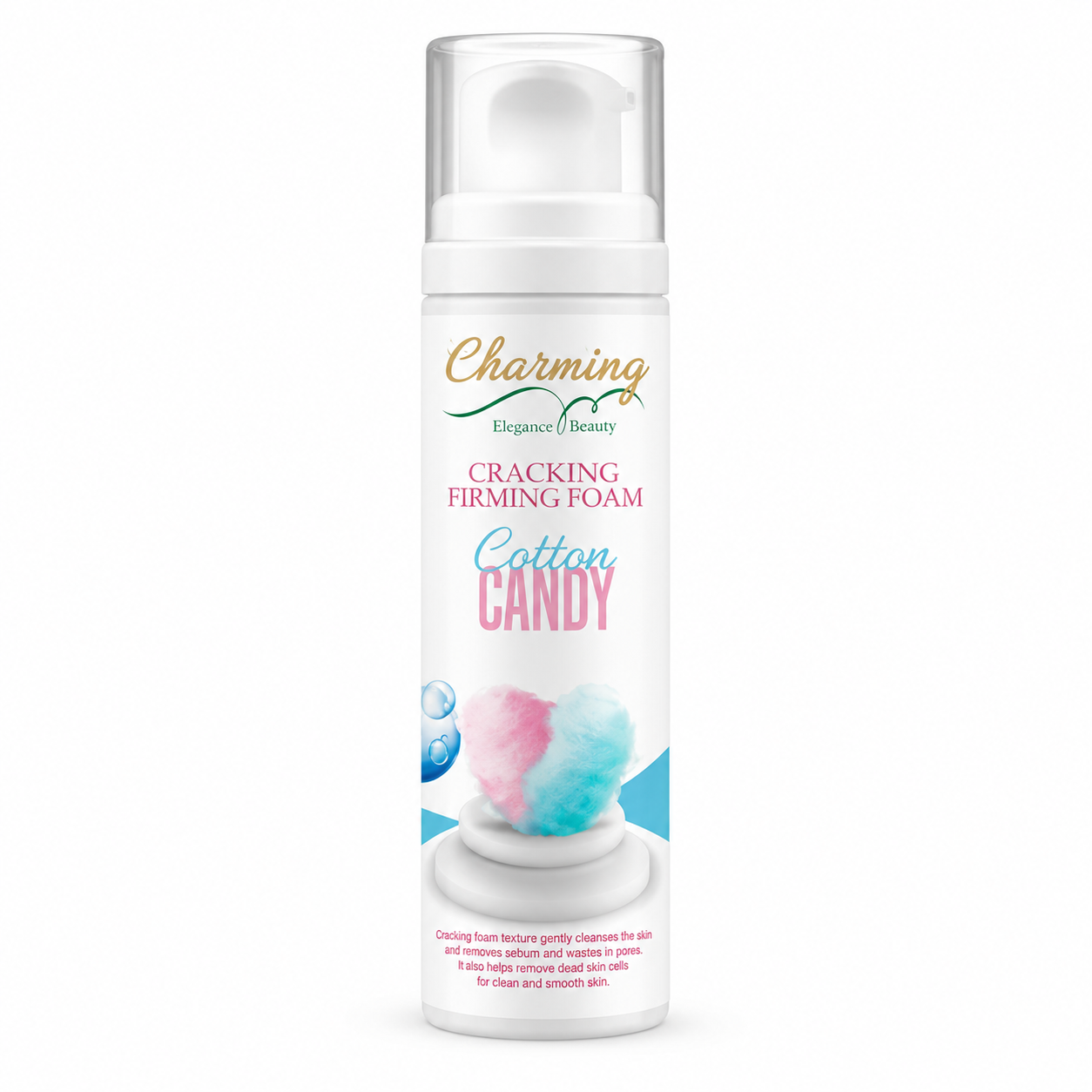 Charming Crackling Foam Cotton Candy & Field of Flower 150ml
