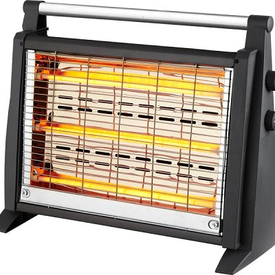 ELECTROMATIC Quartz Heater 2 Heat Settings With Tip-over Switch 1800W EH28