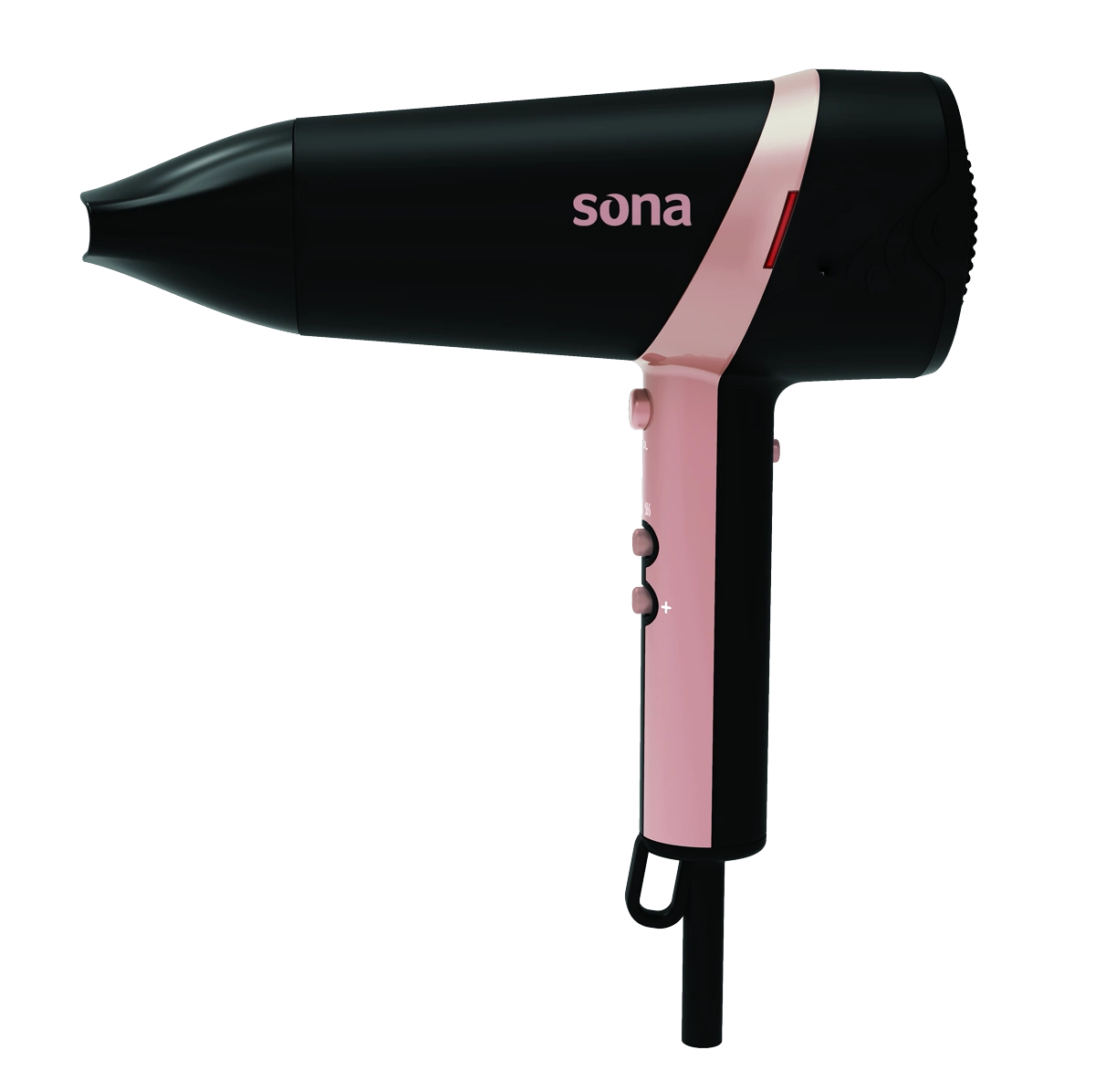 Sona Hair Dryer 2500W with Quad Ionic Technology and 16 mm Concentrator Nozzle