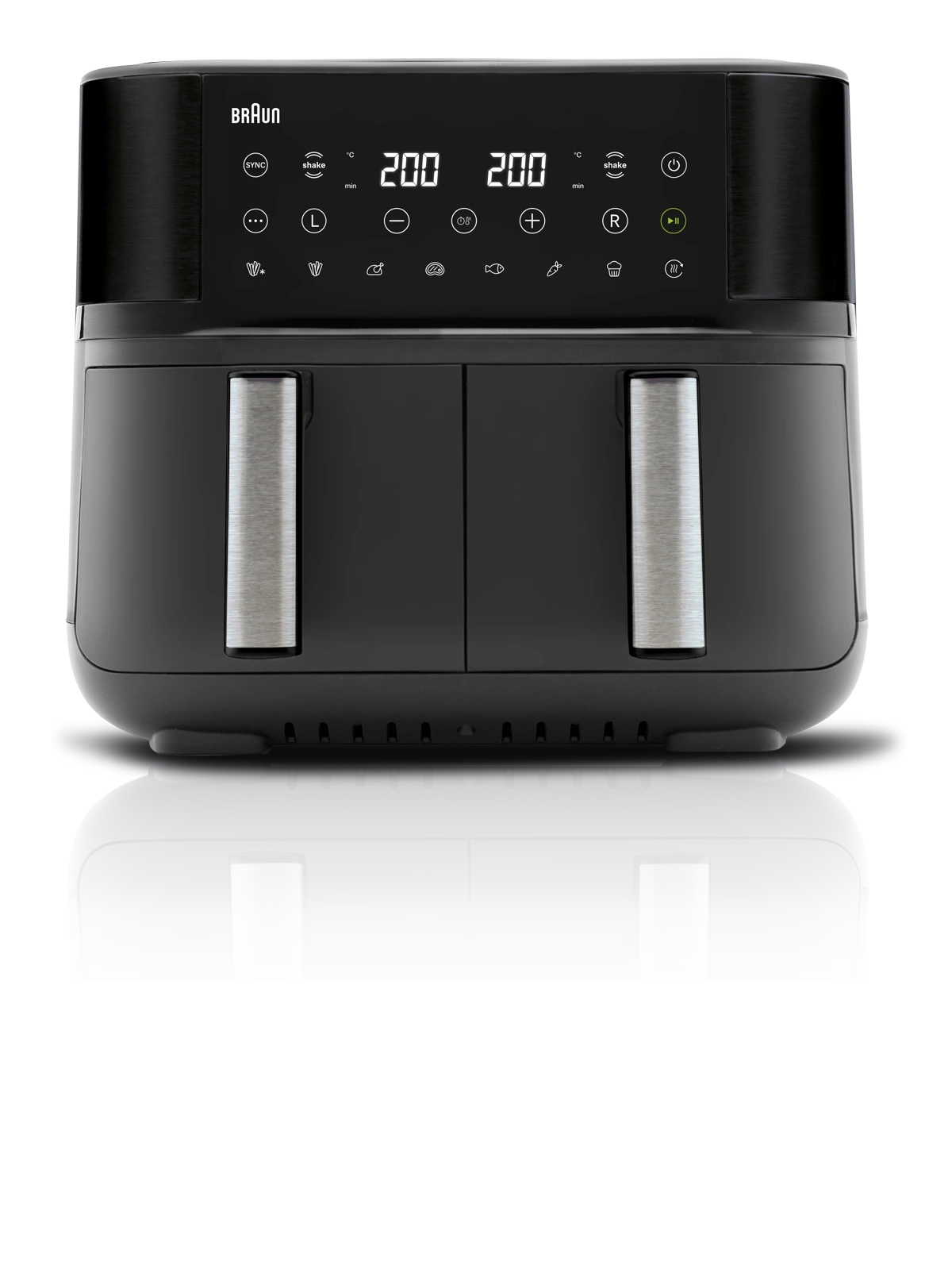Braun TD3030IBK Air Fryer 8L Dual Baskets