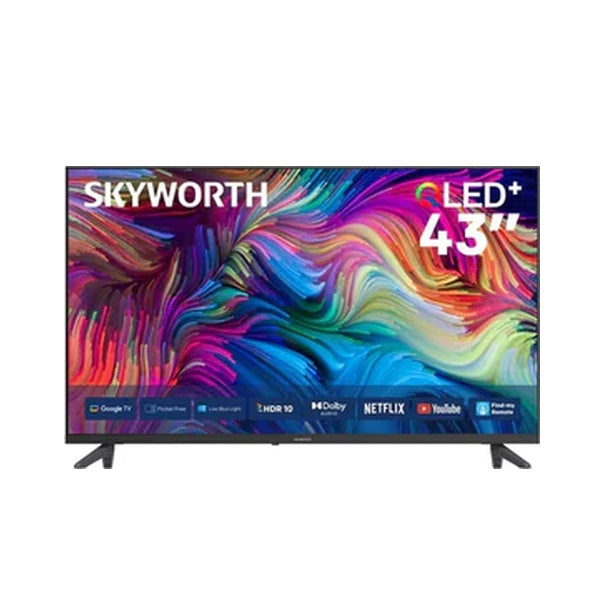 Skyworth 43‑inch 2K Qled Google TV with Dolby Audio and 60 Hz Refresh Rate
