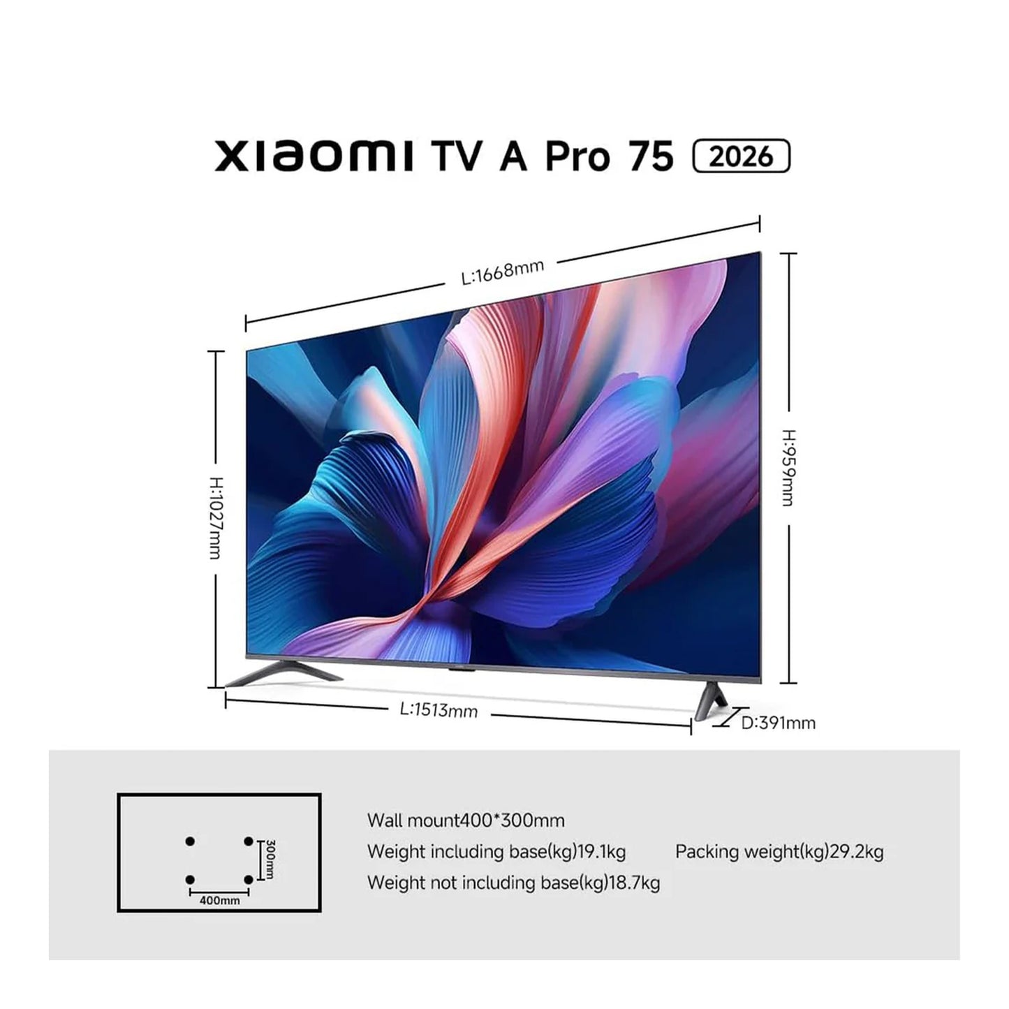 Xiaomi TV A Pro 75" 2026