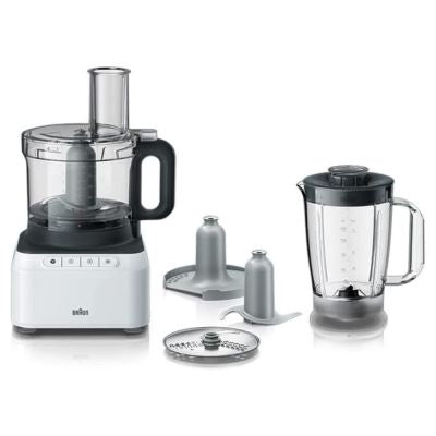 BRAUN Food Processor 6 in 1 2.1 Liter 800 Watt - White FP3131