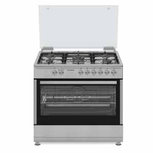 ARISTON Gas Cooker 90cm 5 Burners - Stainless Steel AM9GC6KCX/J