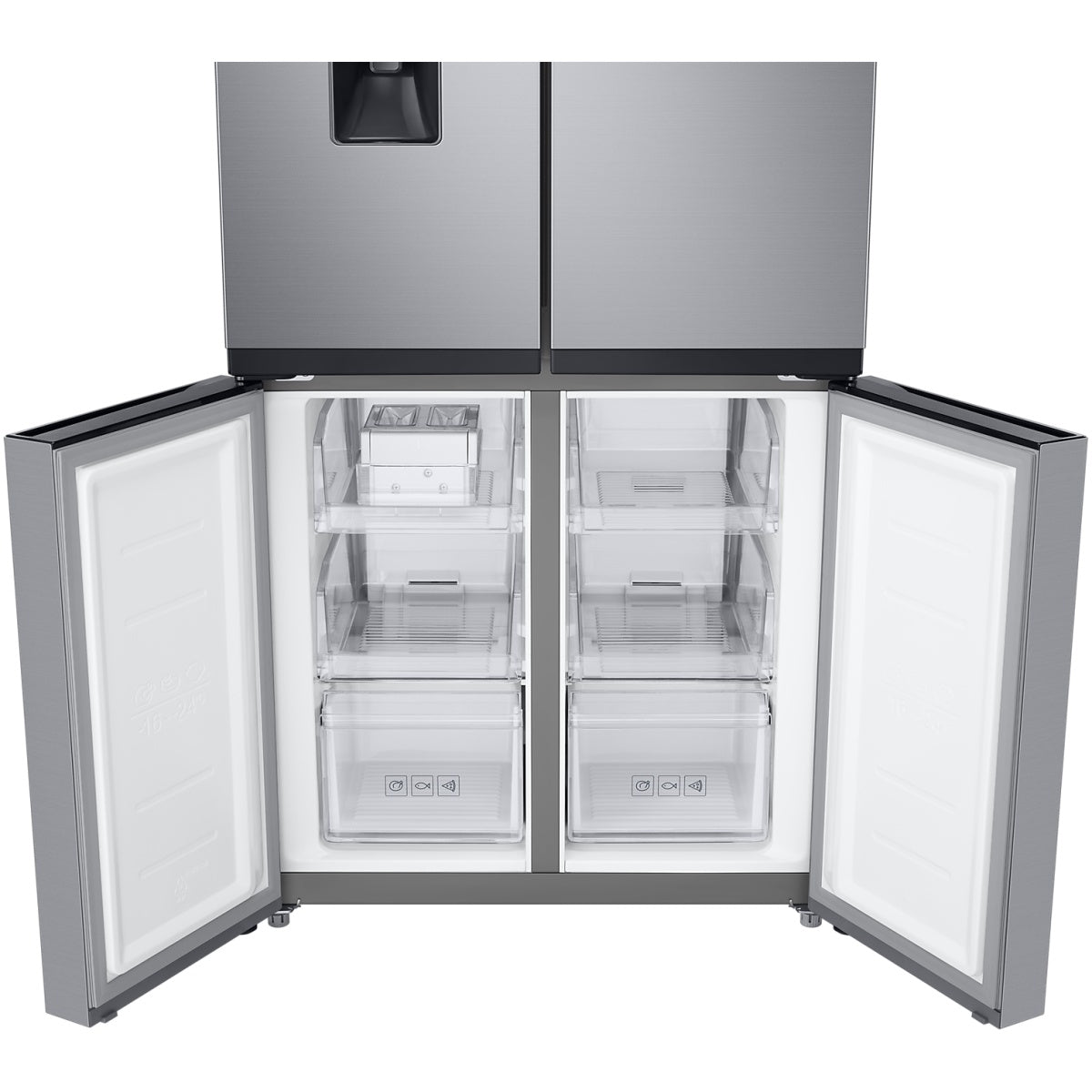 Samsung French Door Refrigerator, 466L Net Capacity (RF48A4010M9/LV)