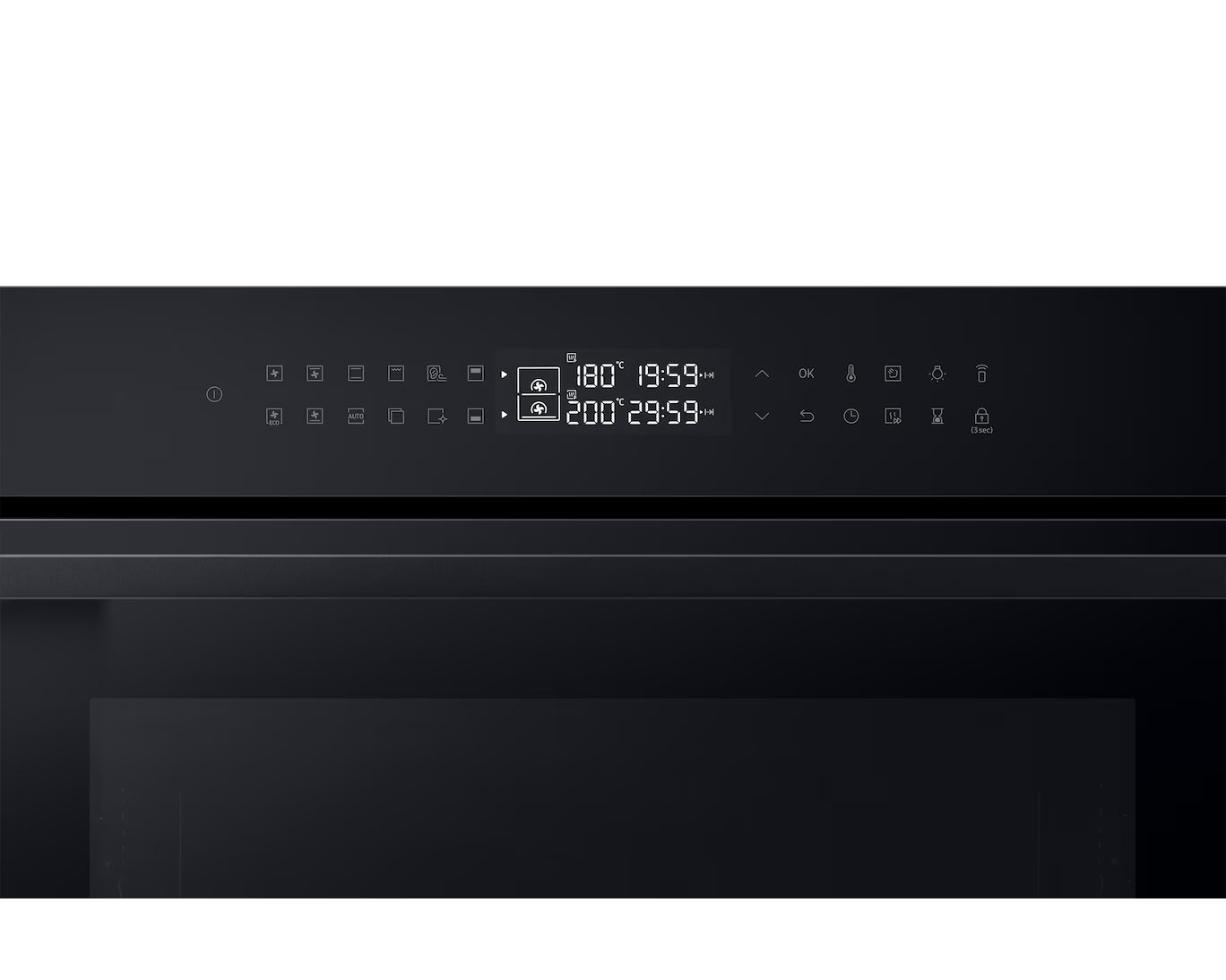 Samsung Electric Oven with Dual Cook and Simple Steam, Bespoke Design, 76L