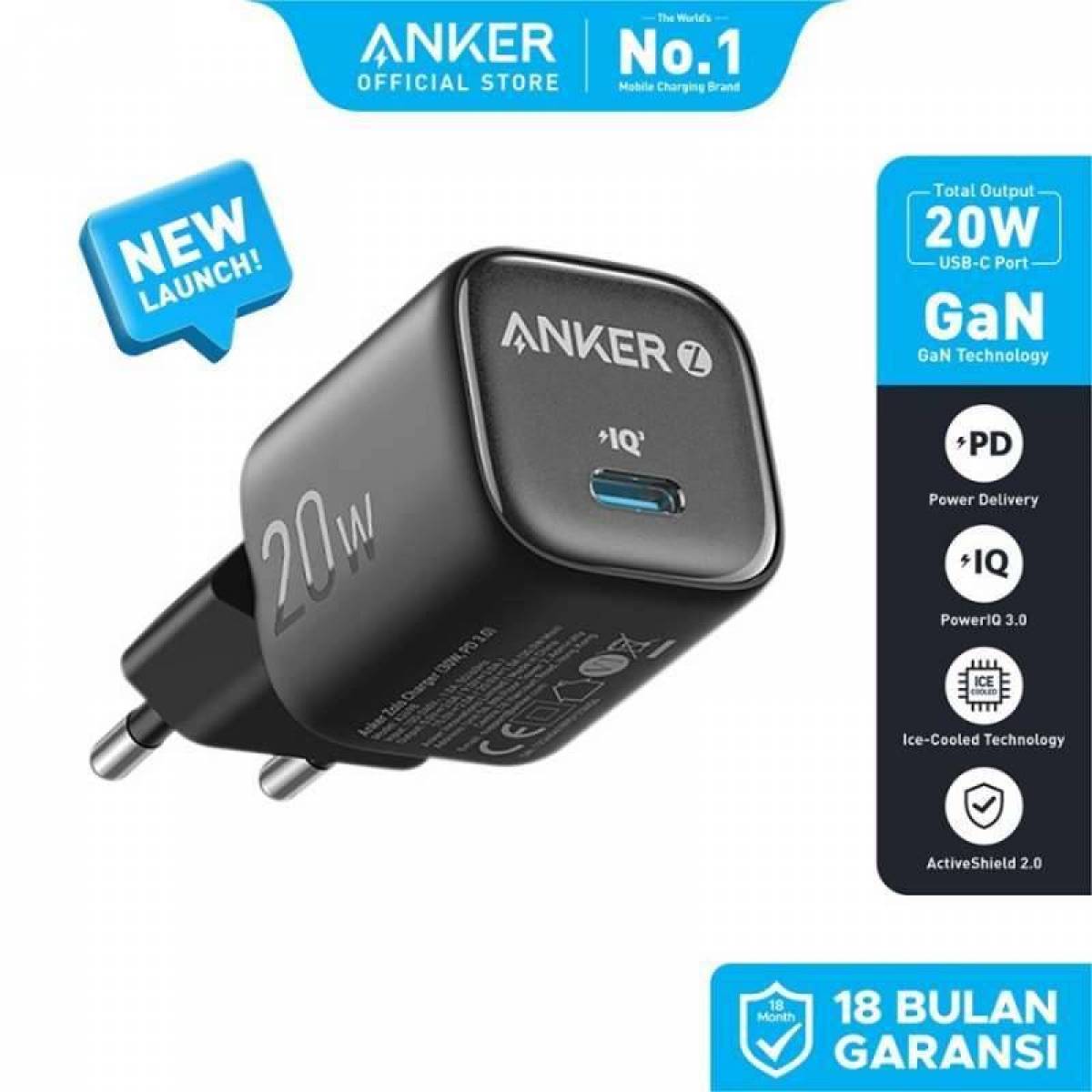 Anker Charger 20W 1C Black (A2699L11)
