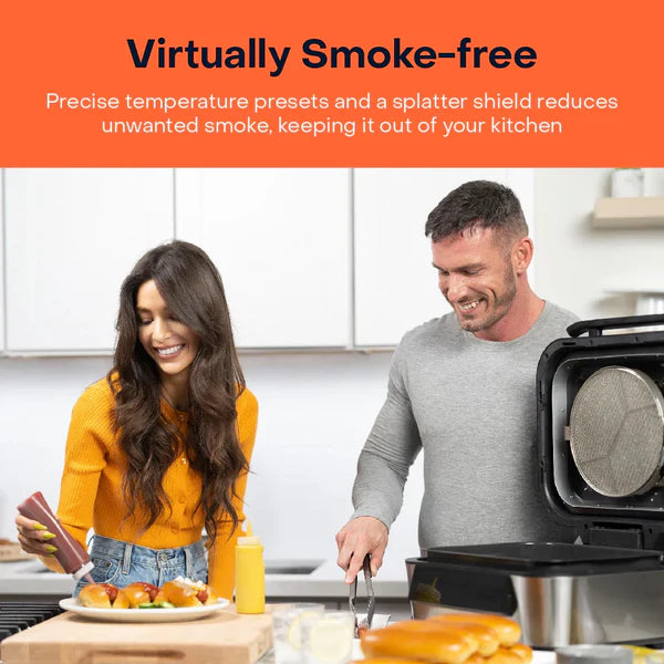 NUTRICOOK Smart Indoor Grill & Air Fryer XL