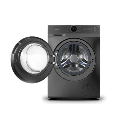 MIDEA Washing Machine 12 KG 15 Programs 1400 RPM A+++ - Gray MF200W120WB