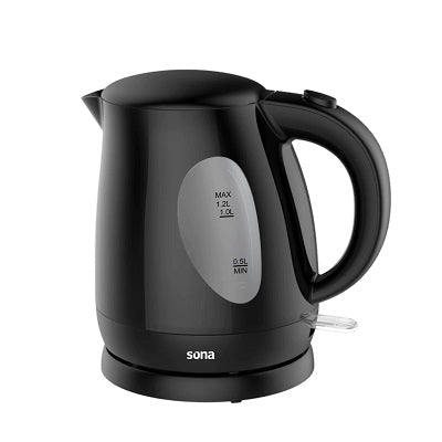 SONA Kettle 1.2 Liter 2200 Watt - Black SK 1309