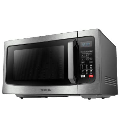 TOSHIBA Microwave with Grill 42 Liter 1000 Watt - Stainless Steel ML-EC42S(BS)