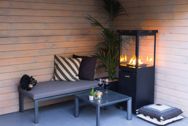 Samix Outdoor Patio Gas Heater Black