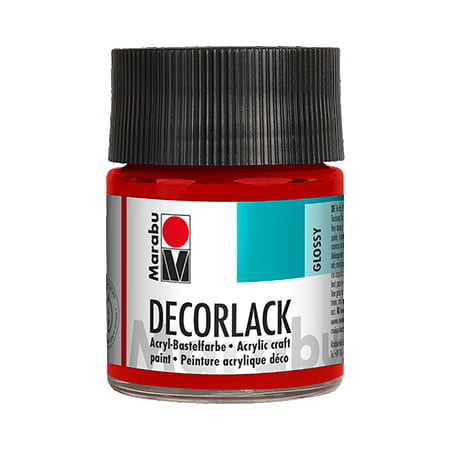 Marabu Decor Lack Glossy Acrylic Paint + Lacquer in a Jar 50ml