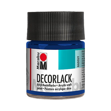 Marabu Decor Lack Glossy Acrylic Paint + Lacquer in a Jar 50ml