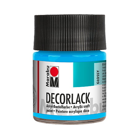 Marabu Decor Lack Glossy Acrylic Paint + Lacquer in a Jar 50ml