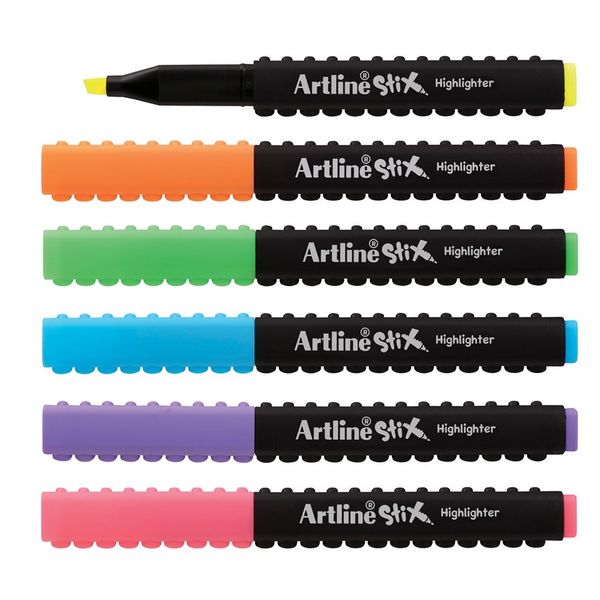 Artline Stix Build & Draw Highlighter Set - Pack of 4