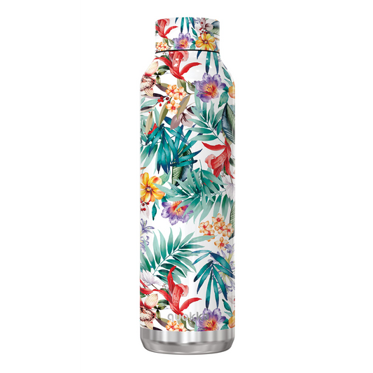 QUOKKA THERMAL SS BOTTLE SOLID ORCHID GARDEN 630 ML