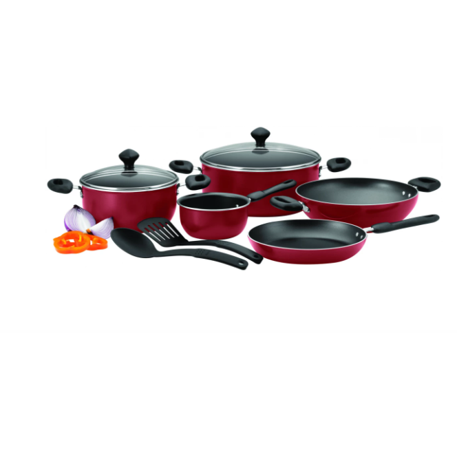 PRESTIGE Cookware Set 9 Pieces - Red PR21569