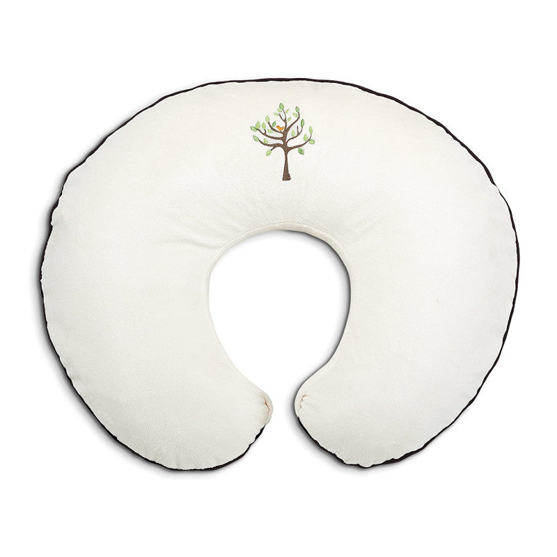 BOPPY PILLOW W/SLIPCOVER CREAM LIFE TREE