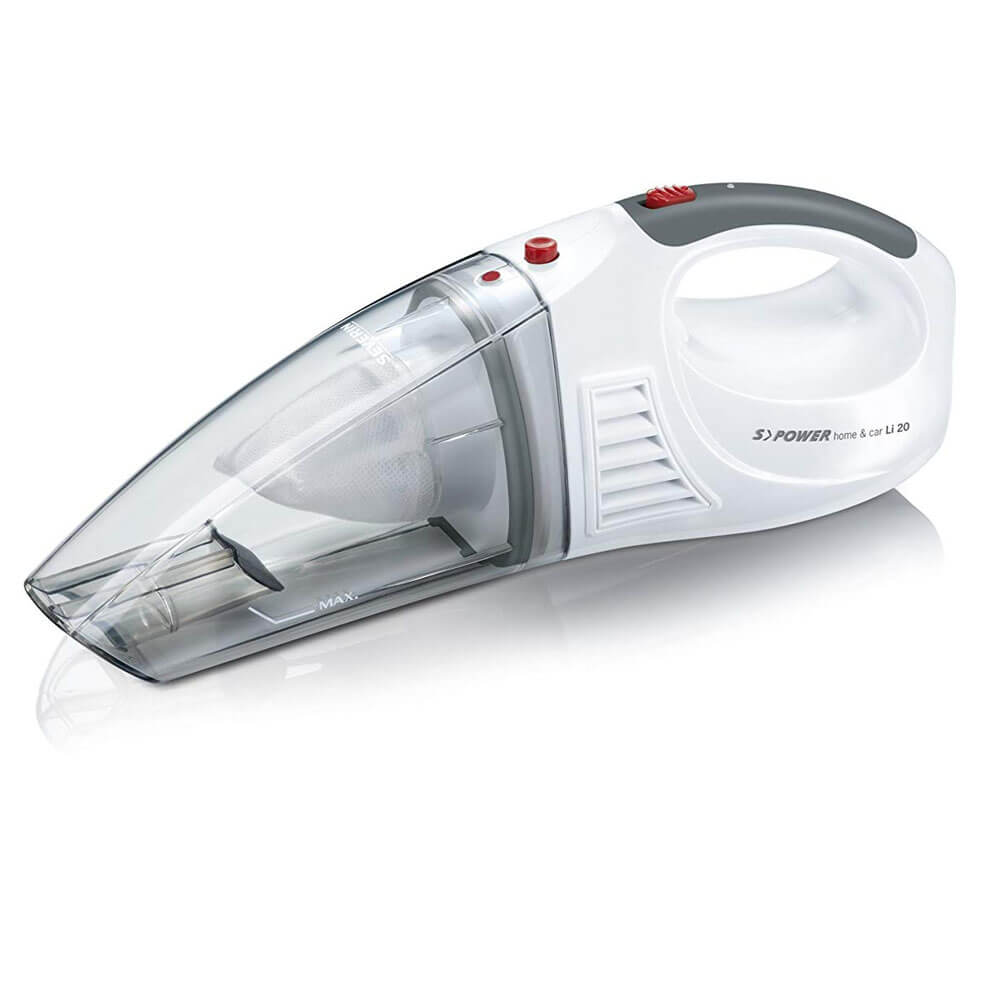 Severin 7.4V Wet and Dry Lithium - Ionen Battery Hand Vacuum HV 7144 White