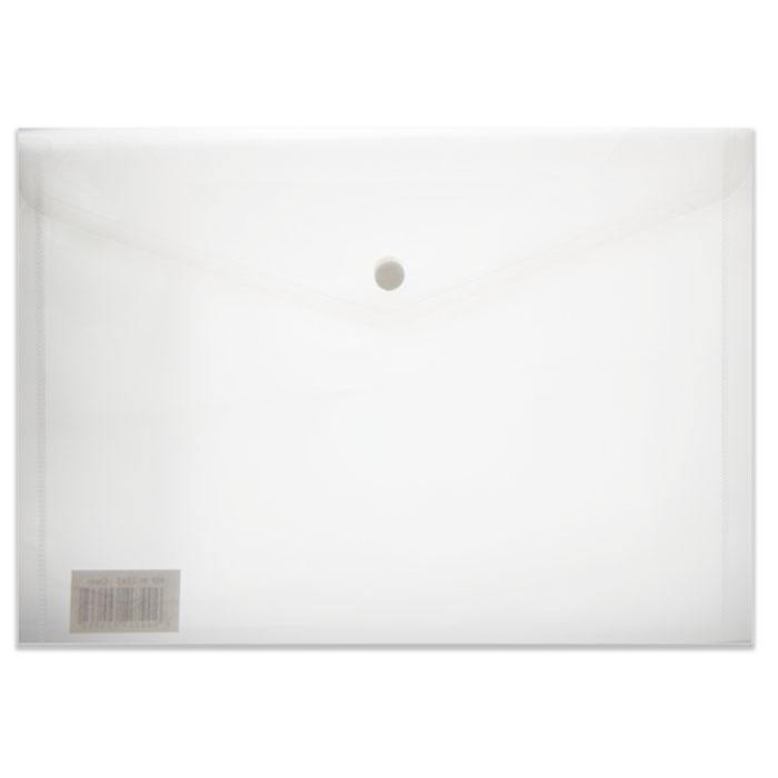 Bindermax Transparent Plastic Envelope with Button A3