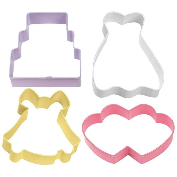 Wilton Wedding Cookie Cutter Set - 4 Pieces