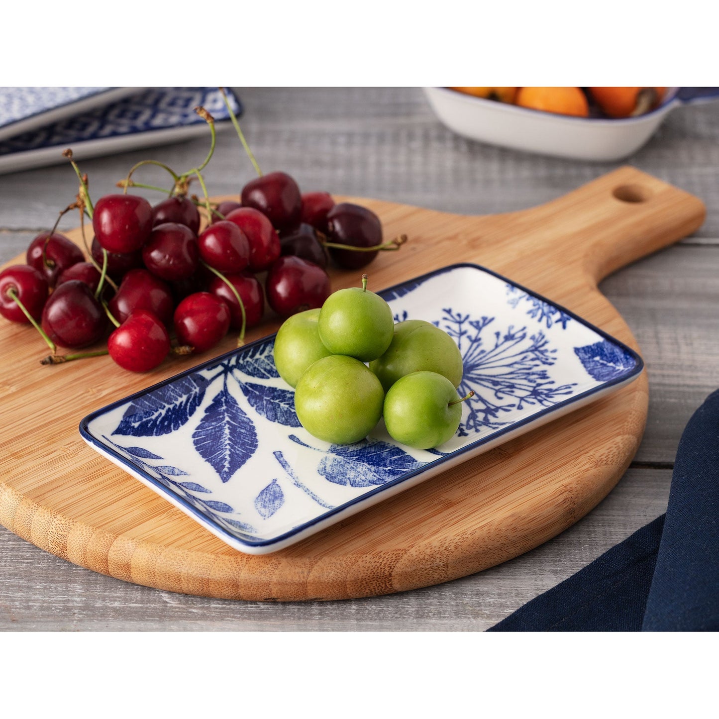 Rve Bleu Pissenlit Rectangular Plate