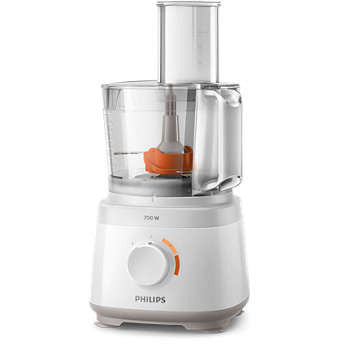 PHILIPS Compact Food Processor 700 Watts 2.1 Liters - White HR7320