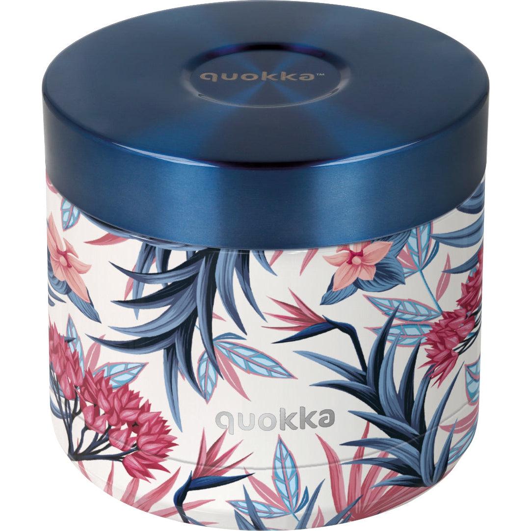 QUOKKA THERMAL SS FOOD JAR WHIM BLUE GARDEN 604 ML