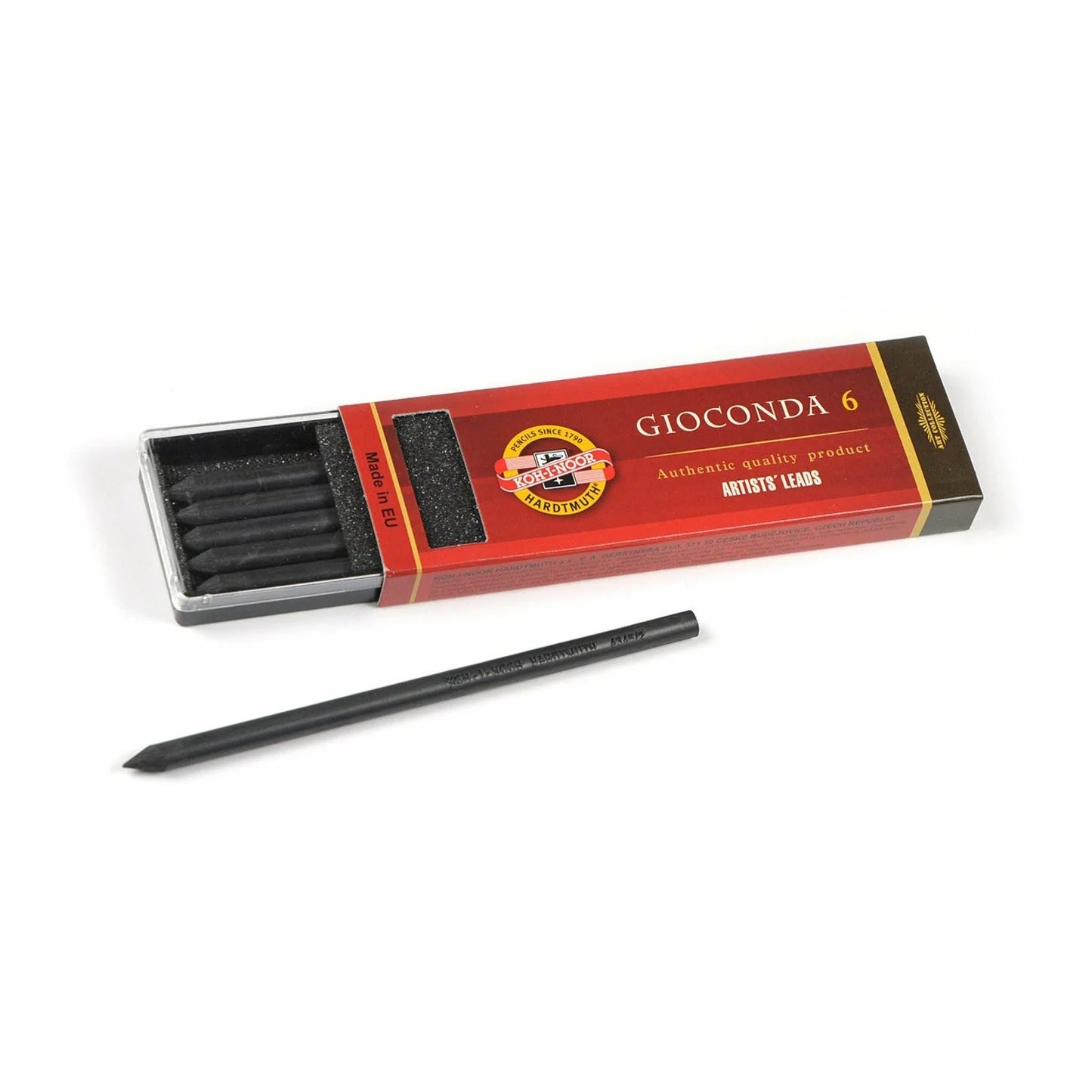 KOH-I-NOOR 5.6mm Leads Clutch Pencil Refill - Pack of 6