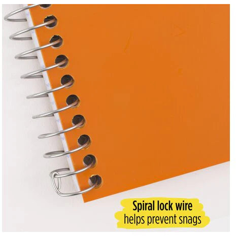 NEW Mead Five Star 2 Subject College Ruled Spiral Notebook 100 Sheets - A5
