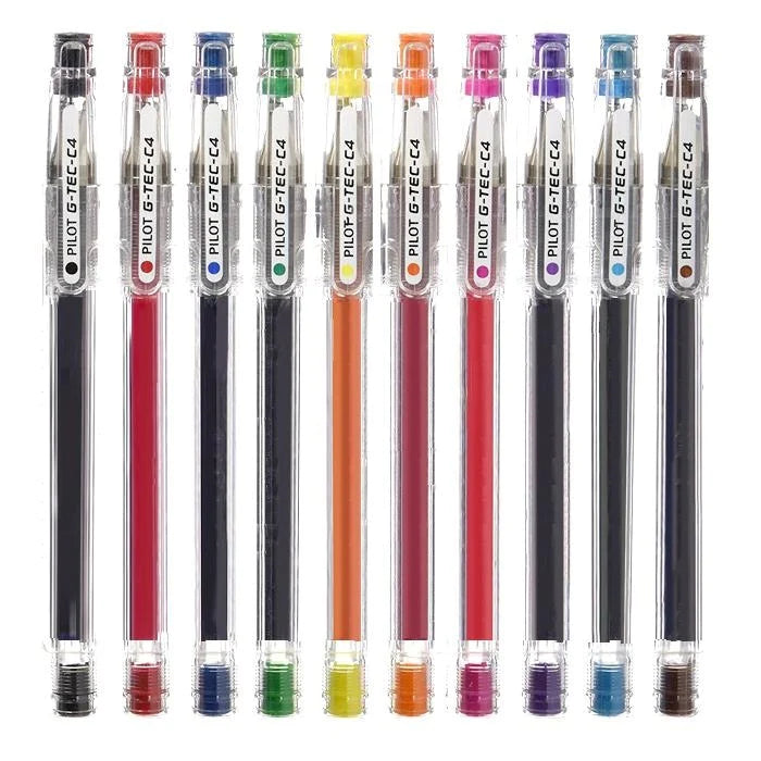Pilot G-Tec C4 - Gel Ink Rollerball Pen 0.4
