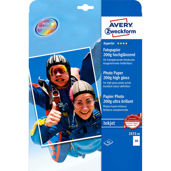 Zweckform A4 Photo Paper - Pack of 40 Sheets