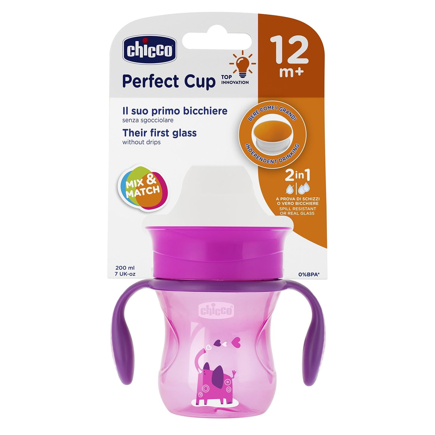 360 PERFECT CUP 12M+ GIRL PACK2