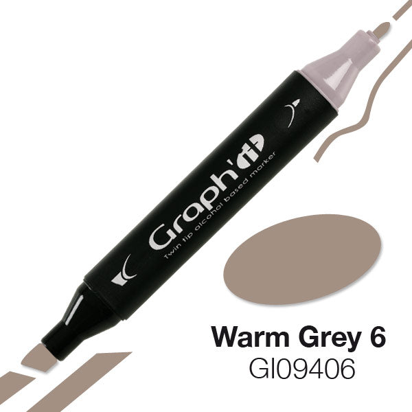 Graph It Twin Tip Marker - WARM GREY RANGE
